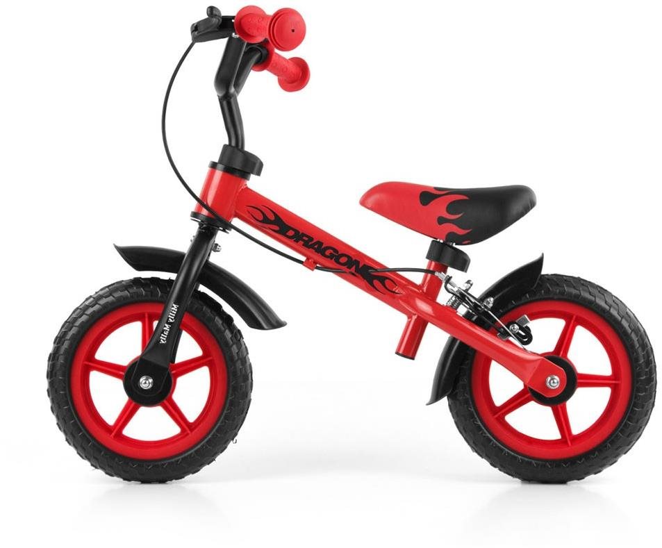 Milly Mally Detské odrážadlo bicykel Dragon s brzdou red Športové...