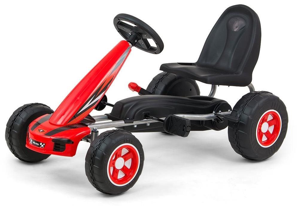 Milly Mally Detská šliapacia motokára Go-kart Viper červená...