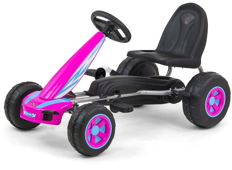 Milly Mally Detská šliapacia motokára Go-kart Viper ružová Športové...