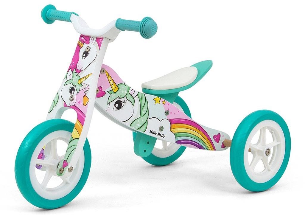 Milly Mally Detské multifunkčné odrážadlo 2 v 1 Look Unicorn...