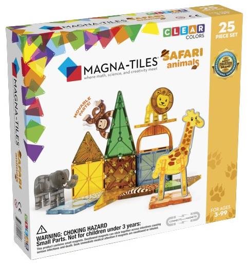 Magna-Tiles 25  – Zvieratká Safari Stavebnica