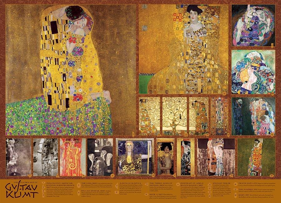 Cobble Hill Puzzle Zlatý věk Gustava Klimta 1000 dílků Puzzle