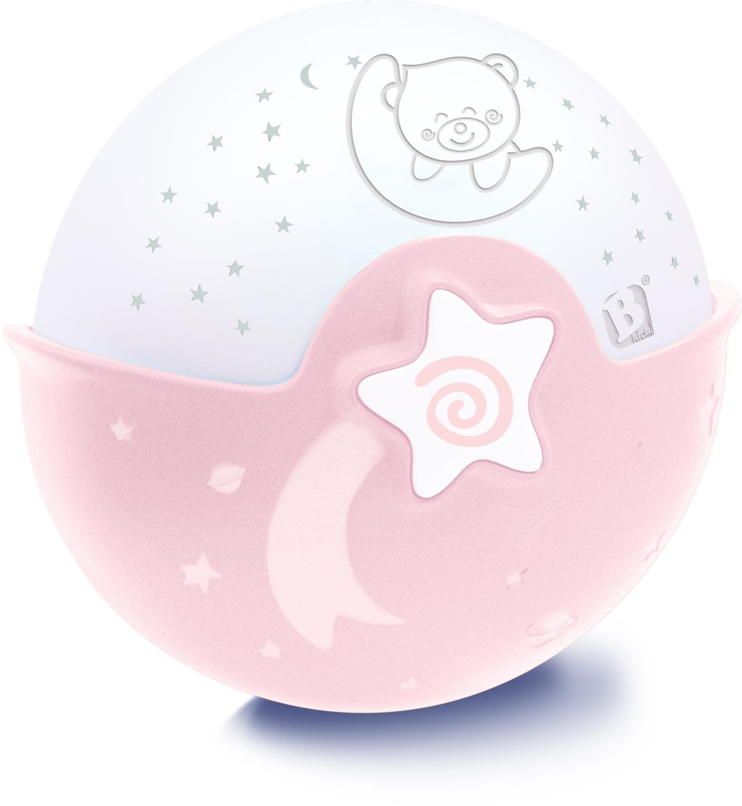 Nachtlicht mit Projektion - rosa Nachtlicht
