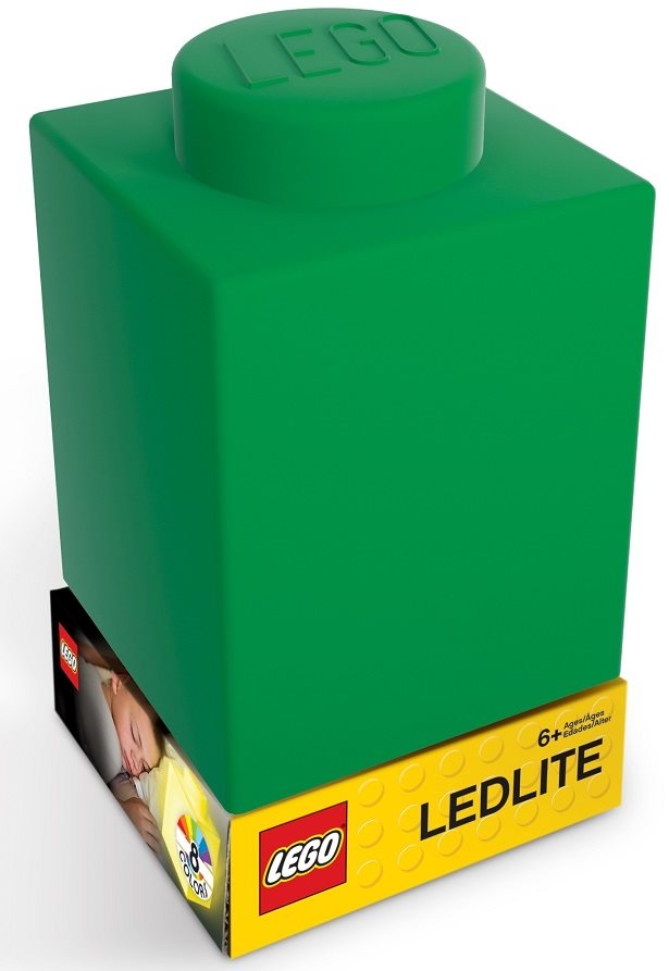 LEGO Classic Silikonová kostka - zelená Noční světlo