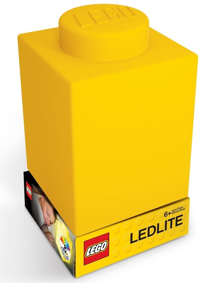 LEGO Classic Silikónová kocka – žltá Nočné svetlo