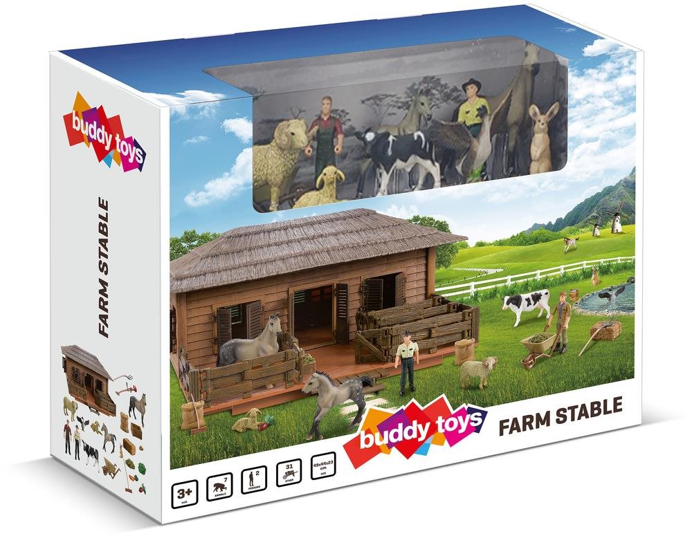 Buddy Toys BGA 1041 Farma – stajňa Set figúrok a príslušenstva