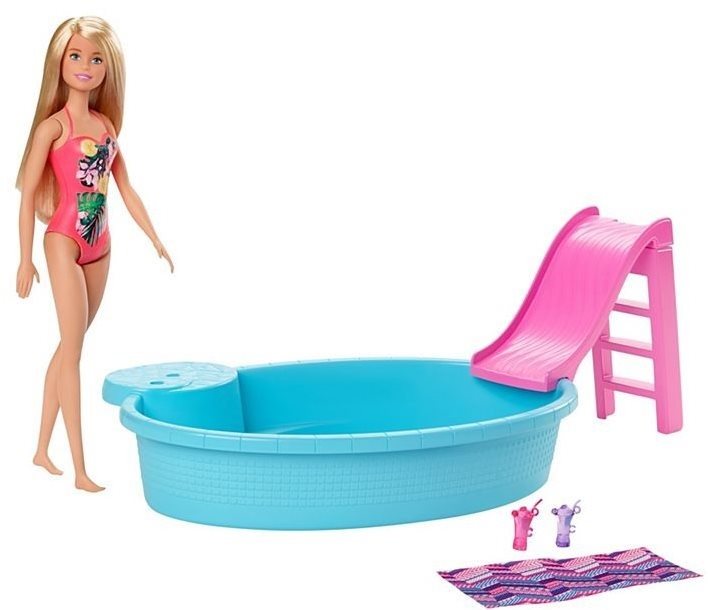 Poupée Barbie et piscine Poupée