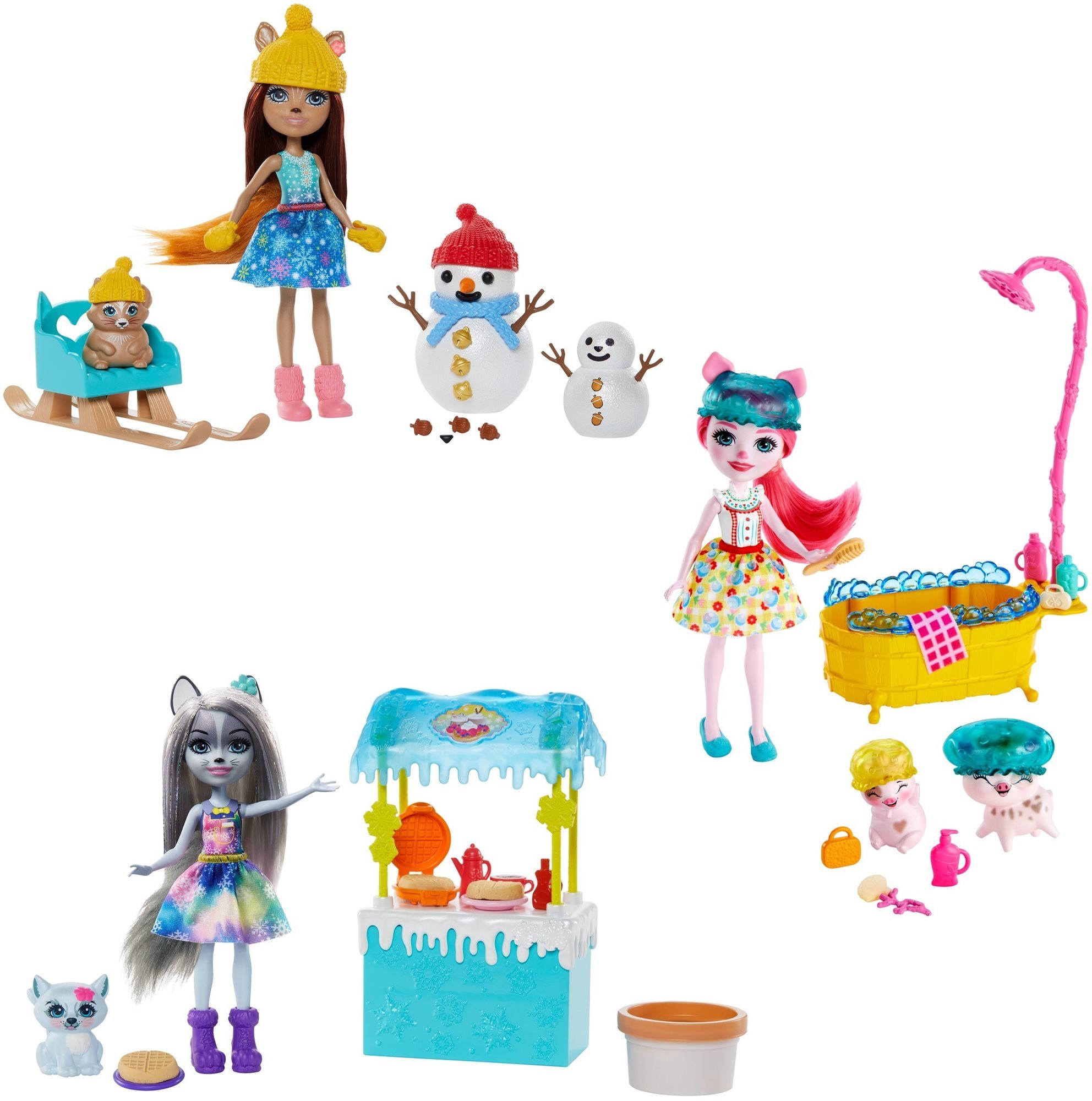 Enchantimals Refreshing Bath Figures