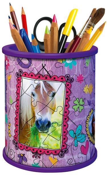 Ravensburger 3D 111756 Pot a crayons Cheval Puzzle 3D