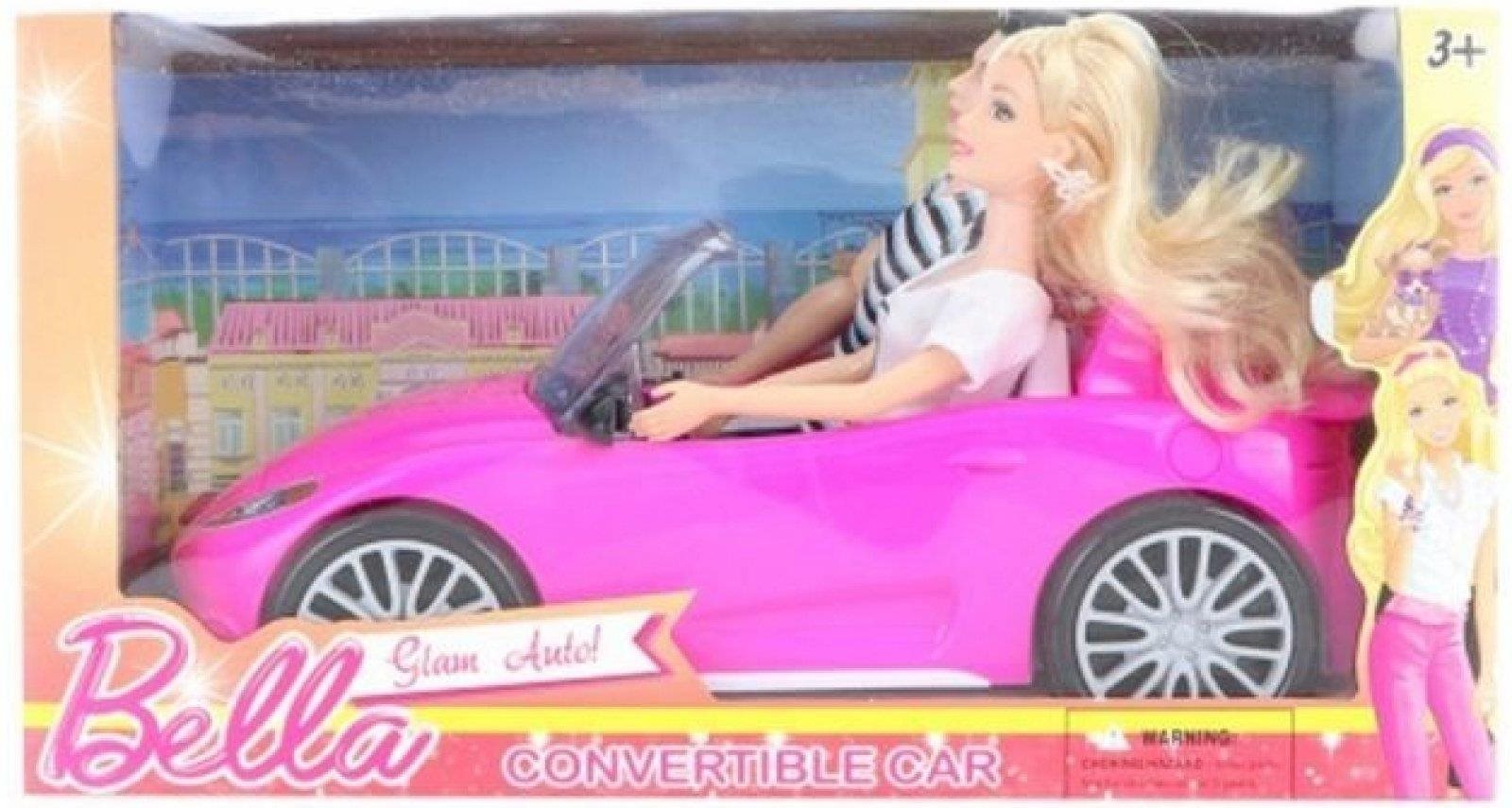 Auto pre bábiky Bella ružové Doplnok pre bábiky