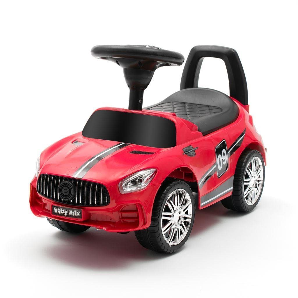 Detské odrážadlo so zvukom Racer červené Odrážadlo