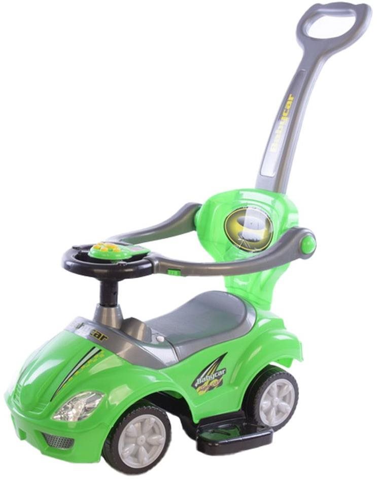 Detské odrážadlo s vodiacou tyčou 3 v 1 Mega Car zelené Odrážadlo