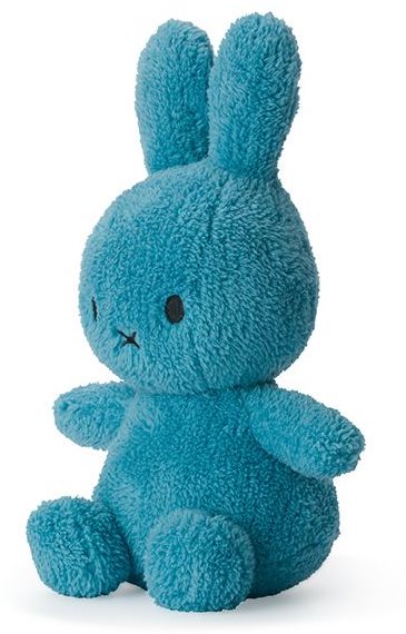 Miffy Sitting Terry Ocean Blue 23cm Soft Toy