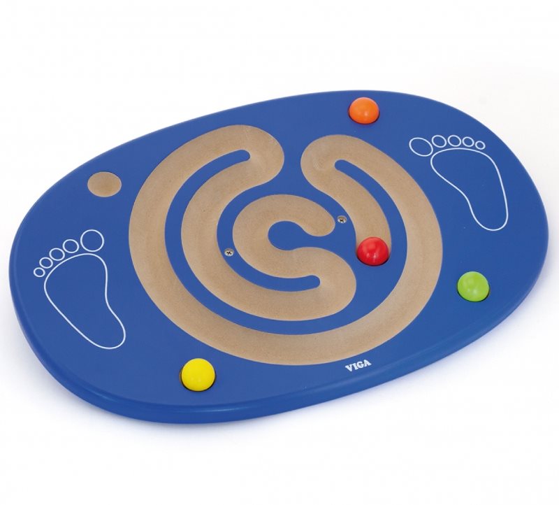 Wooden Balance Board with Labyrinth Wooden Toy