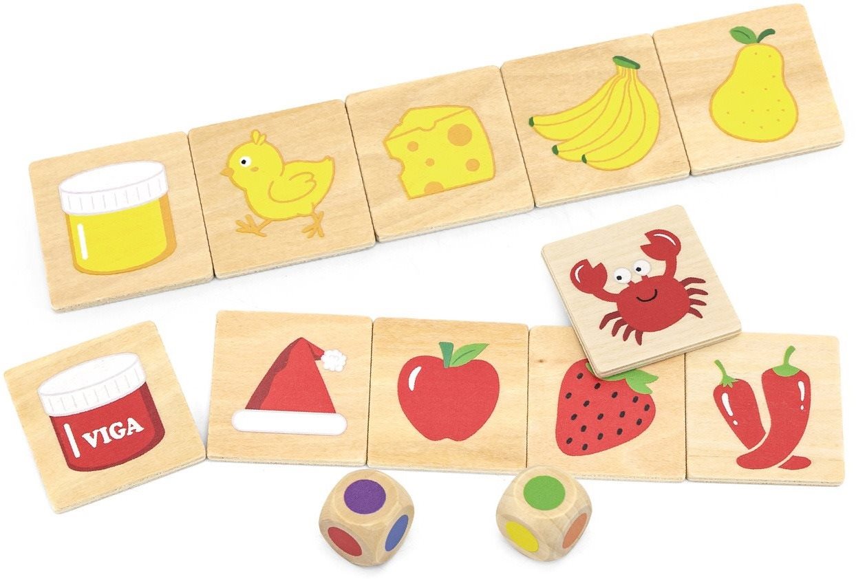 Drevené puzzle - farby Drevené puzzle