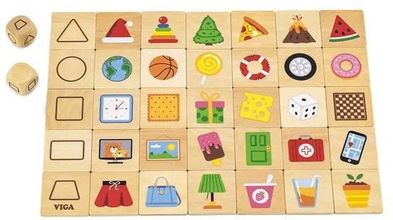 Drevené puzzle - tvary Drevené puzzle