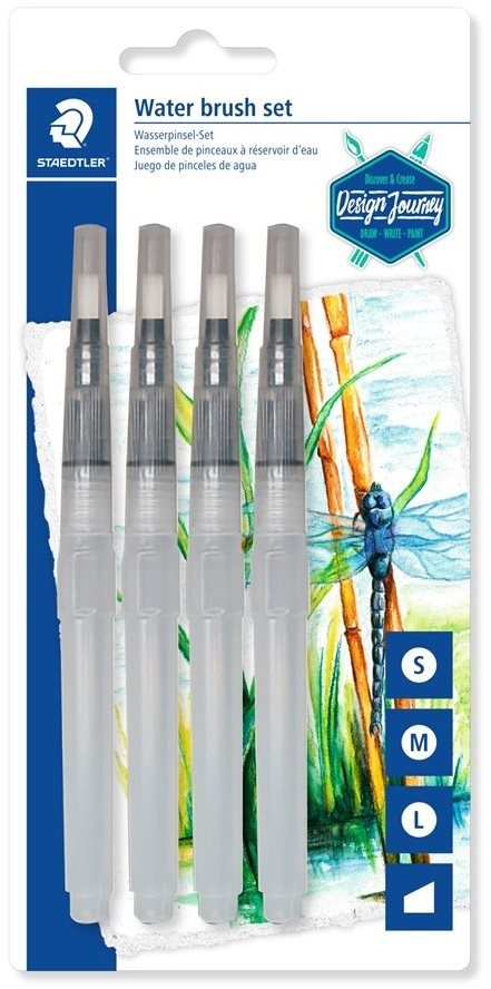 Staedtler sada štetcov Design Journey, 4 veľkosti Štetec