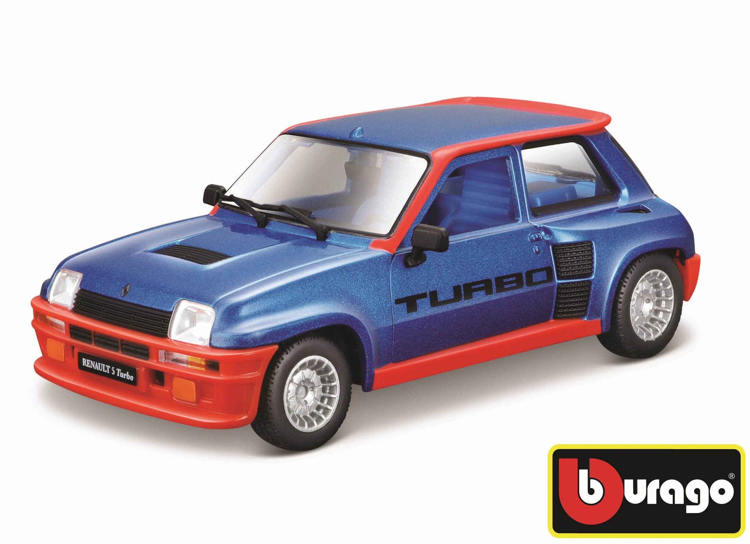 Bburago Renault 5 Turbo modré Kovový model