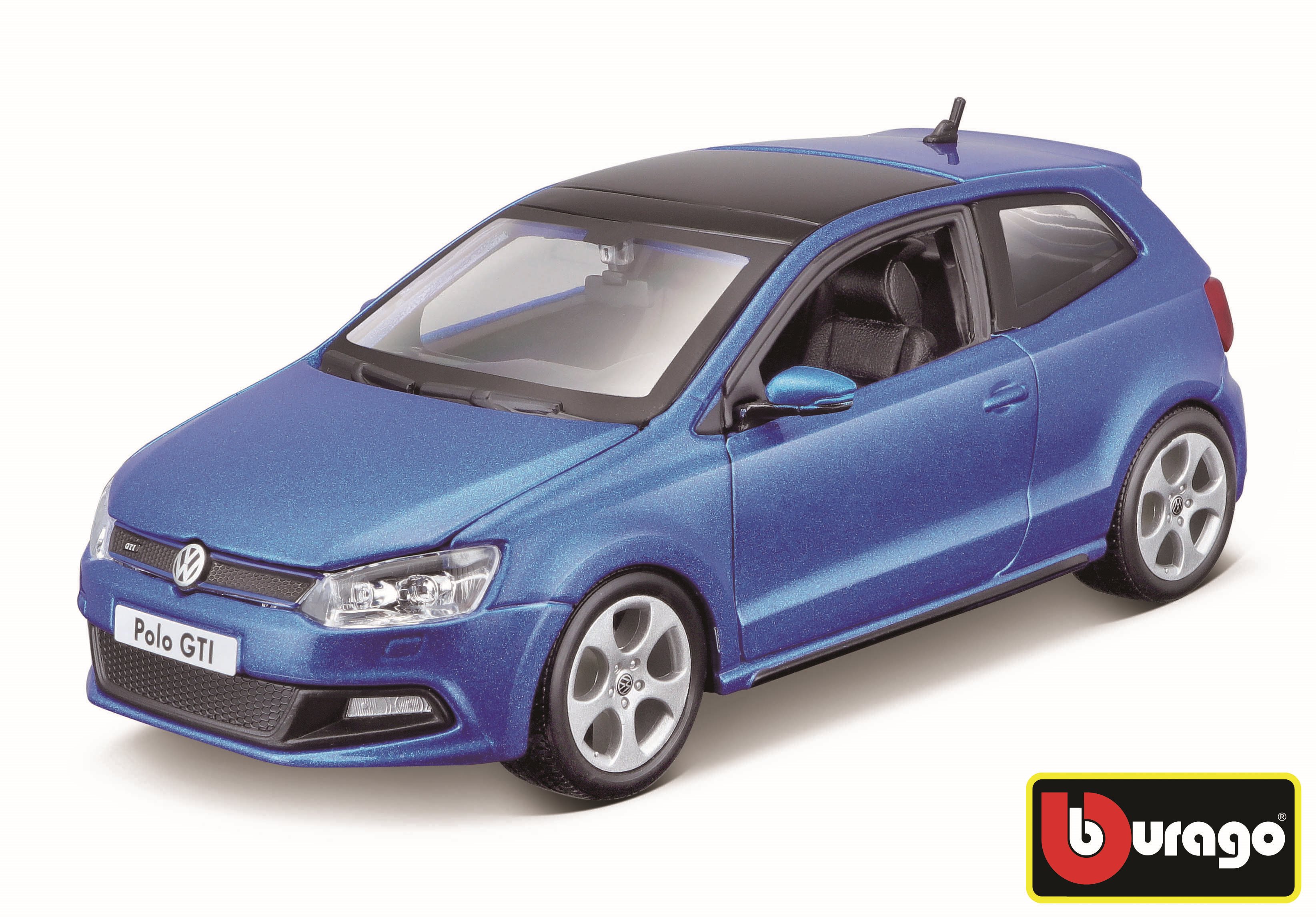 Bburago VW Polo GTI Mark 5 Red Kovový model