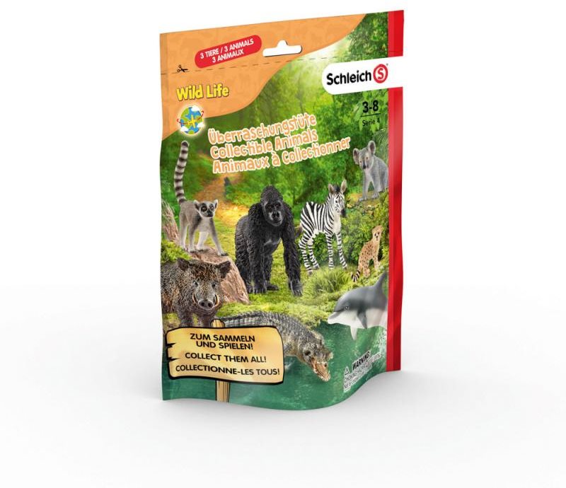 Schleich Surprise Bag - African Animals L, series 4 Figures