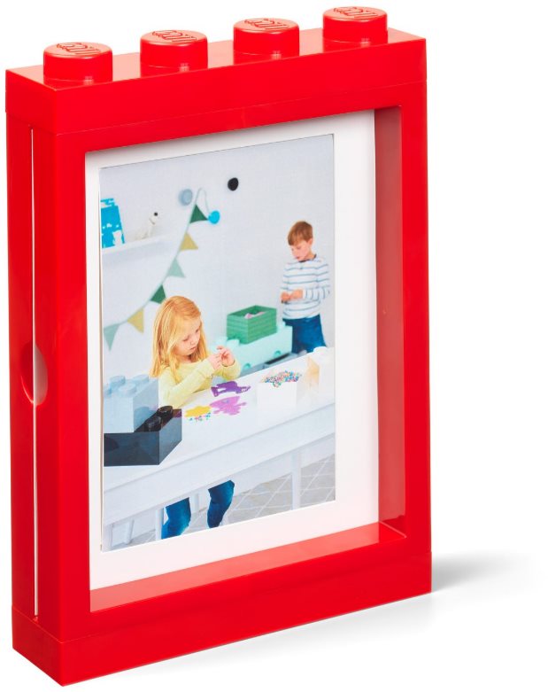 LEGO fotorámček – červený Fotorámik