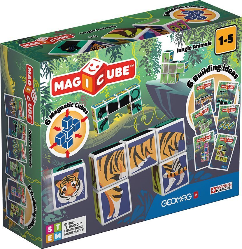Magicube Jungle Animals Magnetic Building Set