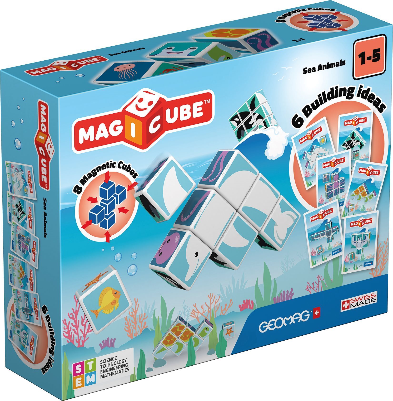 Magicube Sea animals Magnetic Building Set