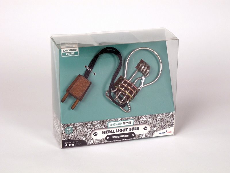 RECENTTOYS Metal Light Bulb Hlavolam