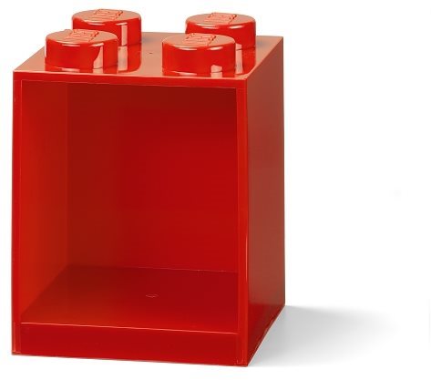 LEGO Brick 4 závesná polica - červená Polica