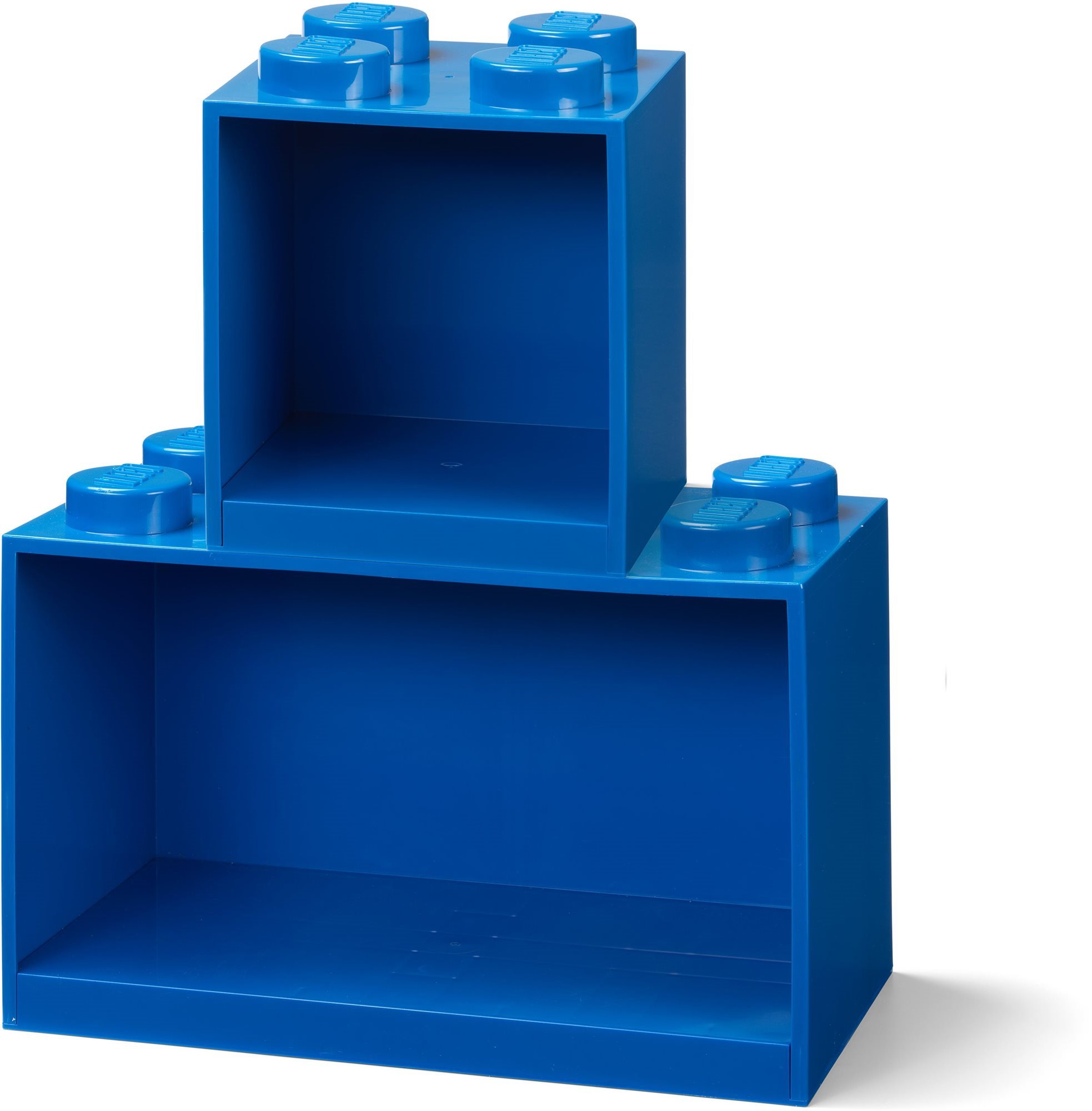 LEGO Brick závěsné police, set 2 ks - modrá Police