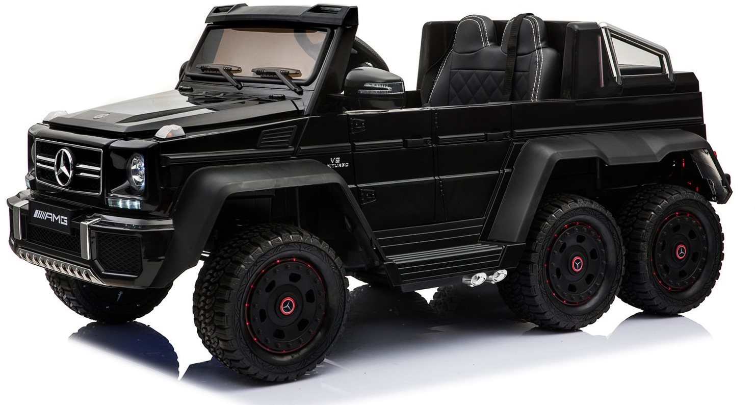 Mercedes-Benz G63 6X6, čierne Elektrické auto pre deti