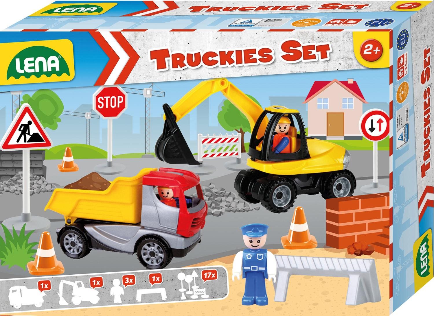 Truckies Sada stavba, okrasný kartón Auto