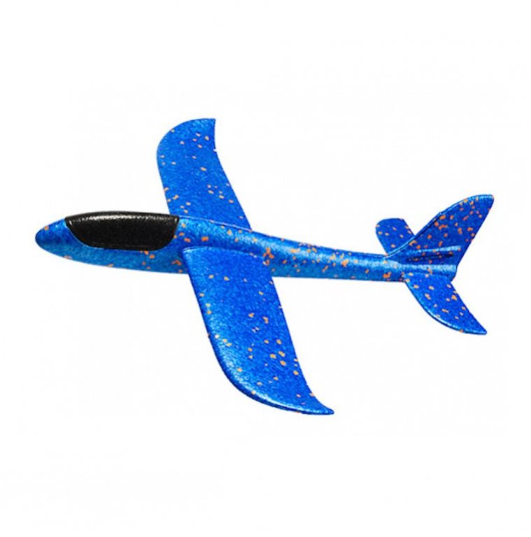 FOXGLIDER children' s throwing plane - glider blue 48cm Glider