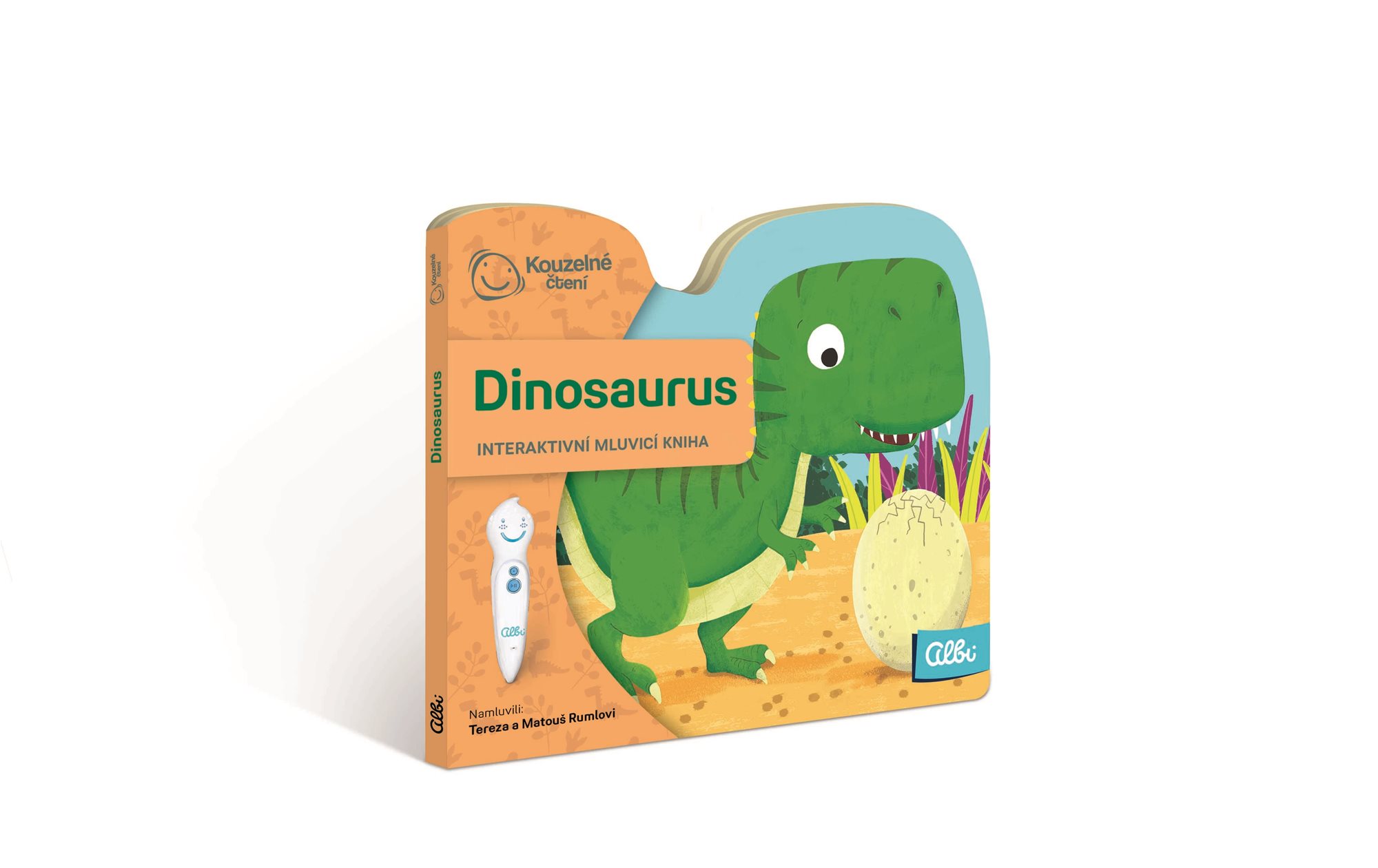 Kúzelné čítanie Minikniha s výsekom – Dinosaurus Kúzelné čítanie