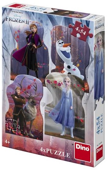 Frozen II 4X54 Puzzle New Jigsaw