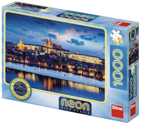 Prague Castle 1000 Neon Puzzle New Jigsaw