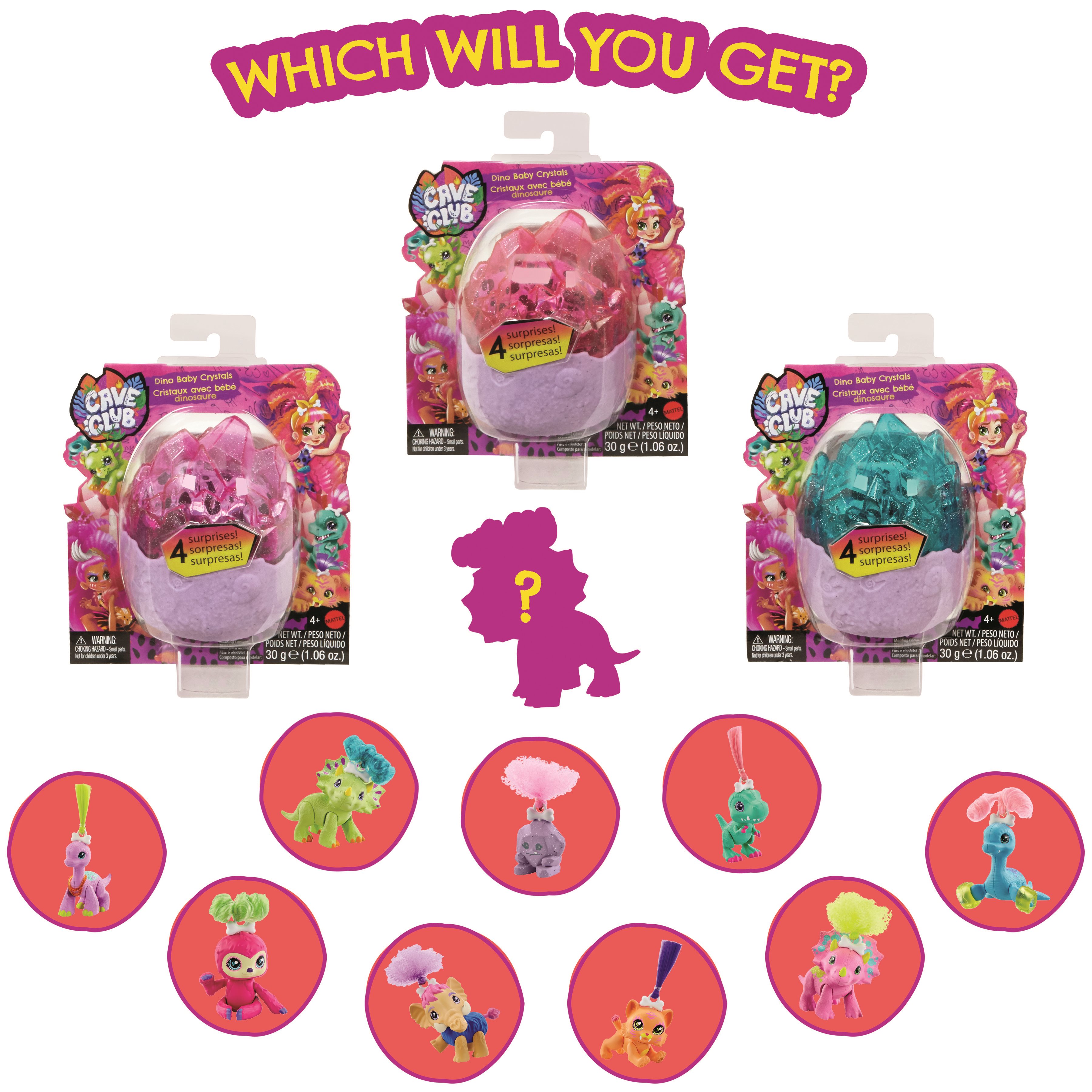 Cave Club Dino Pet with Surprise Figures
