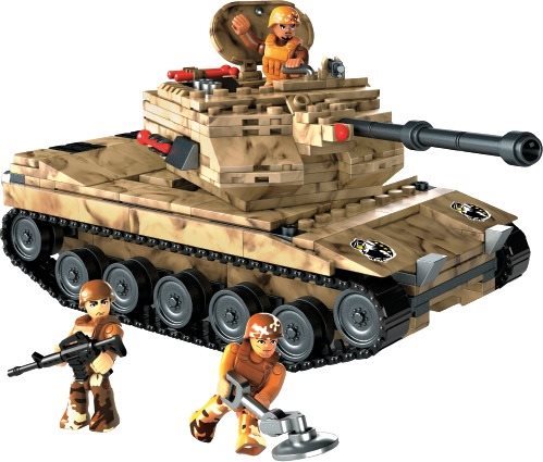 Mega Bloks Military tank Building Set
