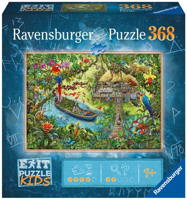 Ravensburger 129249 Exit KIDS Puzzle : Jungle 368 pieces Puzzle