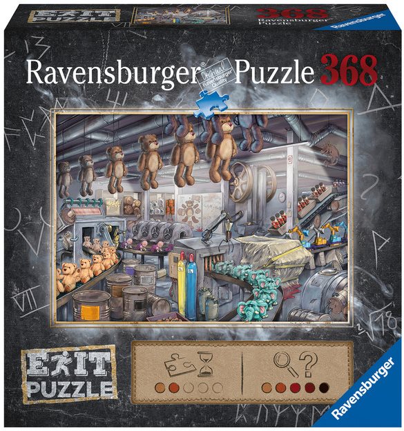 Ravensburger 164844 Escape Puzzle: The Toy Factory 368 Pieces Jigsaw