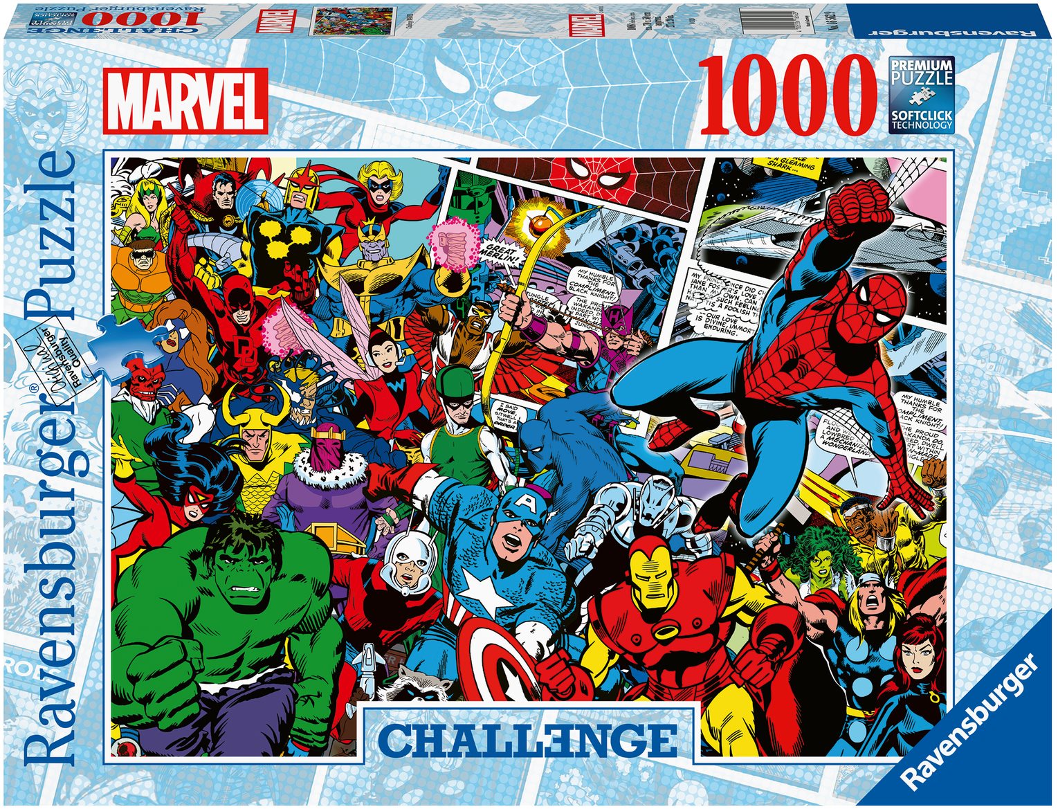 Ravensburger 165629 Marvel Challenge 1000 Pieces Jigsaw