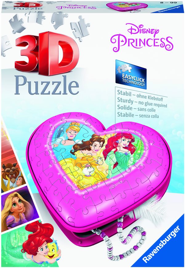 Ravensburger 3D 112340 Coeur Disney Princesses 54 pieces Puzzle