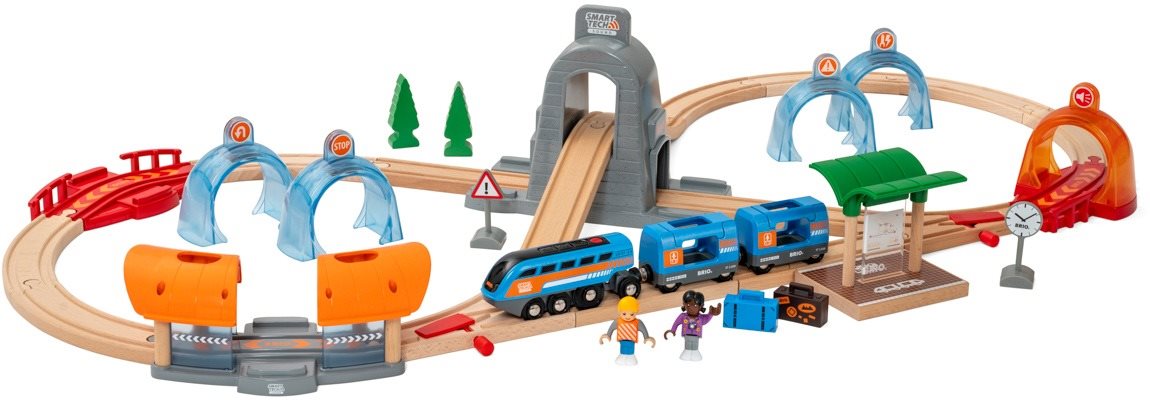 Brio World 33972 SMART TECH SOUND Cestovná sada s tunelmi Vláčiková...