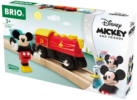 Brio World 32265 Vlak na batérie Myšiaka Mickeyho Vláčiková dráha