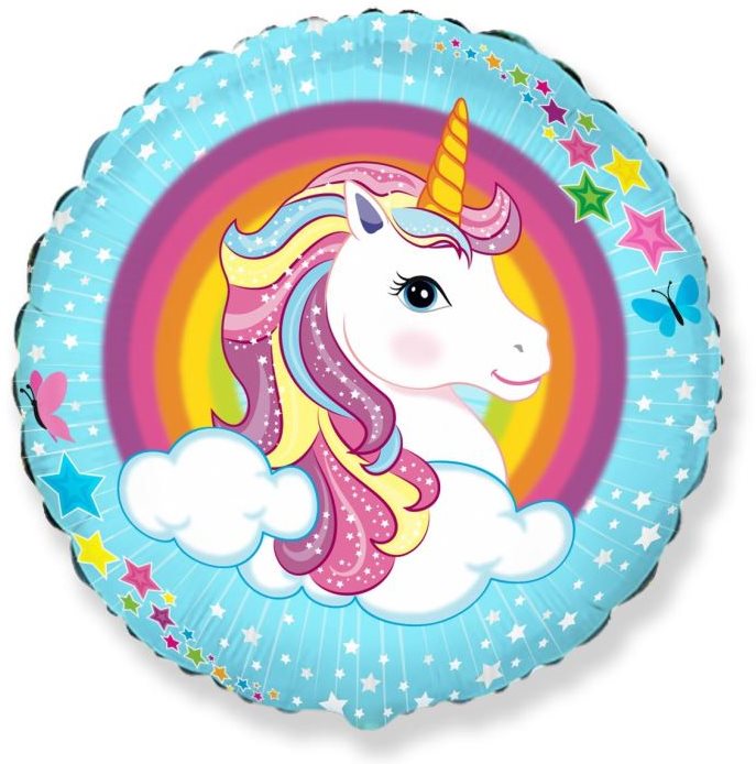 Balónik fóliový jednorožec – 45 cm Balóny