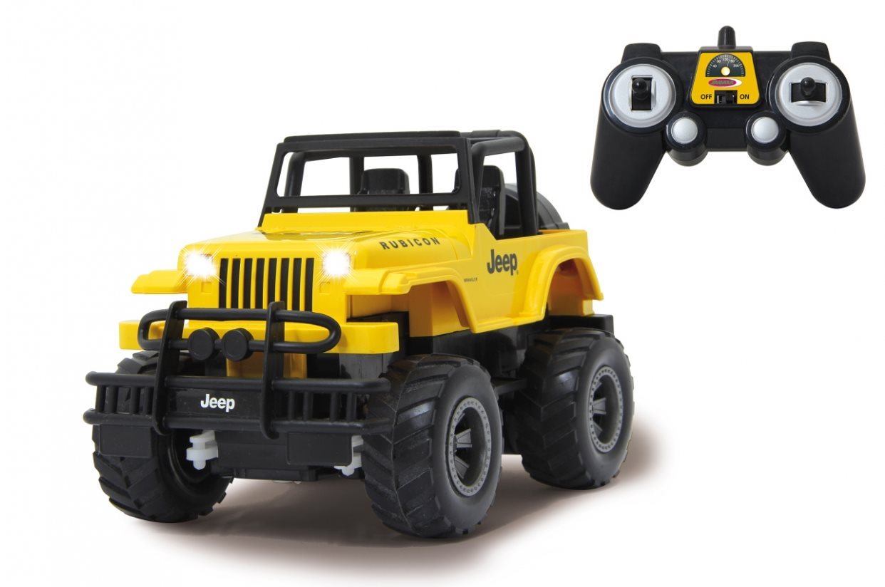 Jamara Jeep Wrangler Rubicon 1:18 2,4G žlutý RC auto