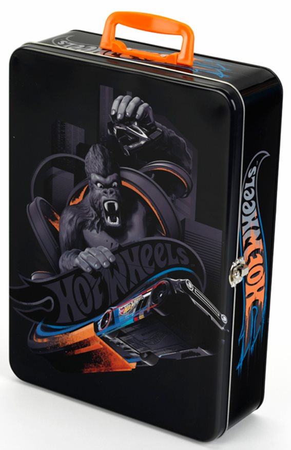 Klein Zberateľský kufrík Hot Wheels, 50 kusov Kufrík