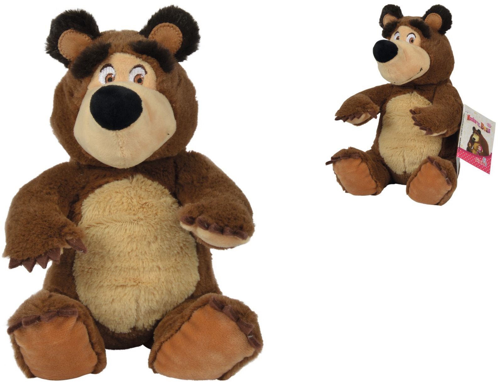 Simba Masha and the bear Teddy bear 20cm, sitting Soft Toy
