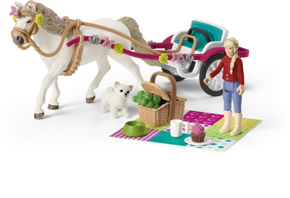 Schleich Kočiar na konskú šou 42467 Set figúrok a príslušenstva