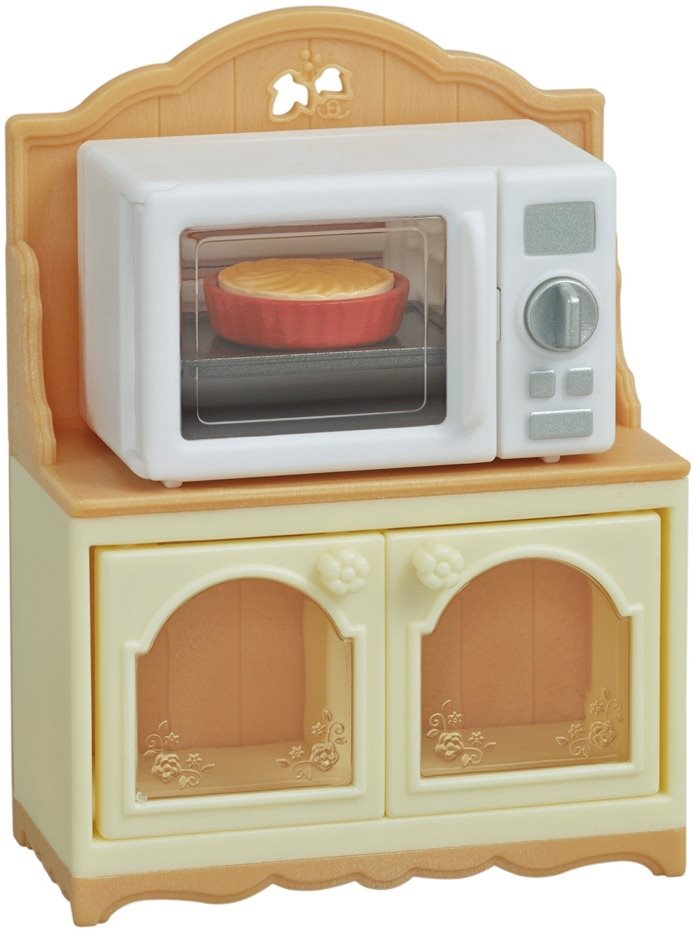 Sylvanian Families Furniture - Cabinet with Microwave Oven Figure...